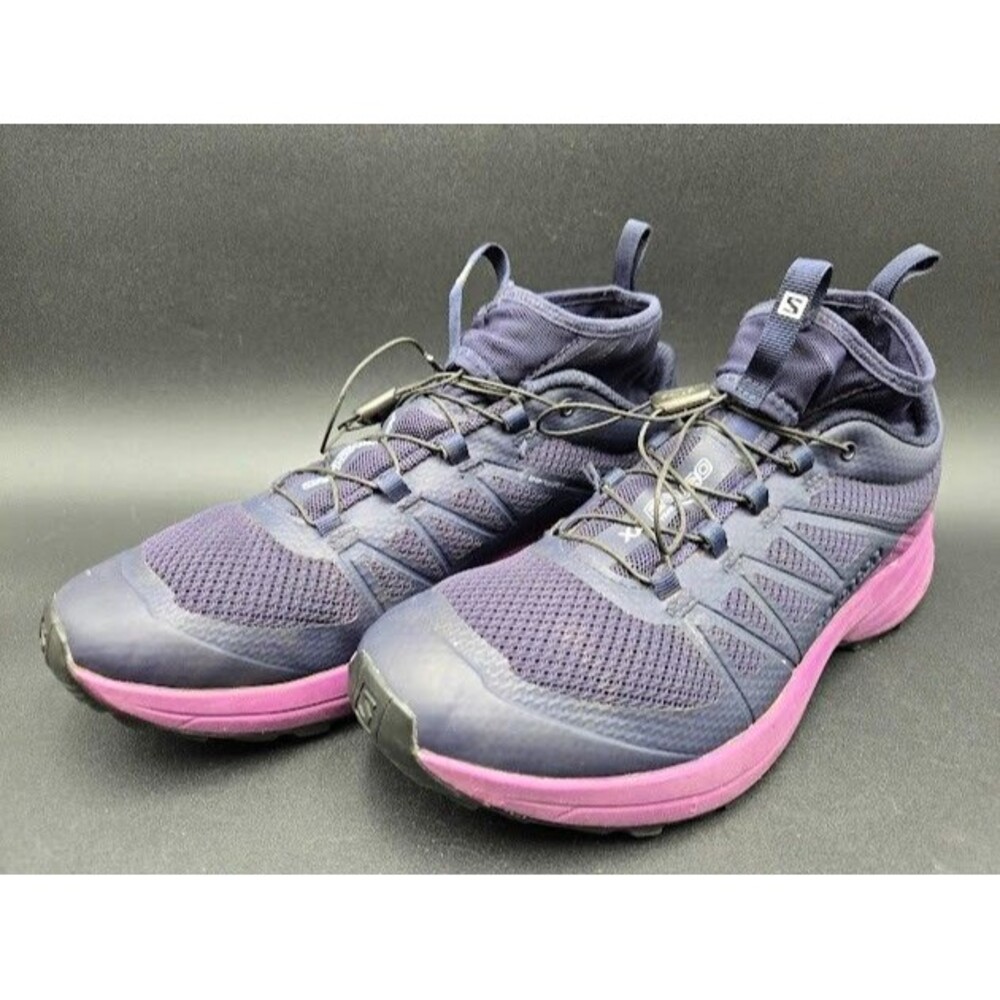 Salomon Shoes Womens 9.5 XA Enduro Trail Running Bungee Quicklace 392419 Purple